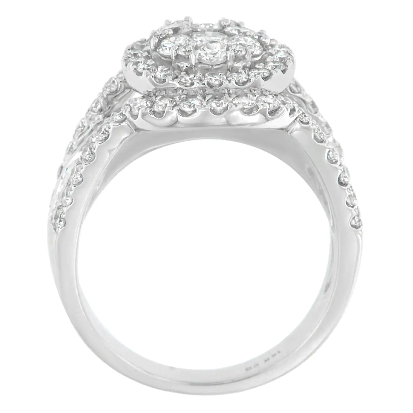 14k White Gold 2ct TDW Diamond Engagement Ring (H-I,SI2-I1)